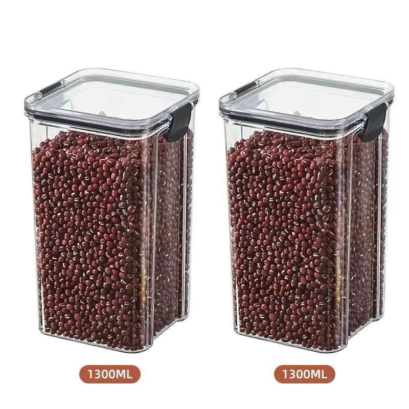Conjuntos de potes selados empilháveis para cozinha 460-1800ml