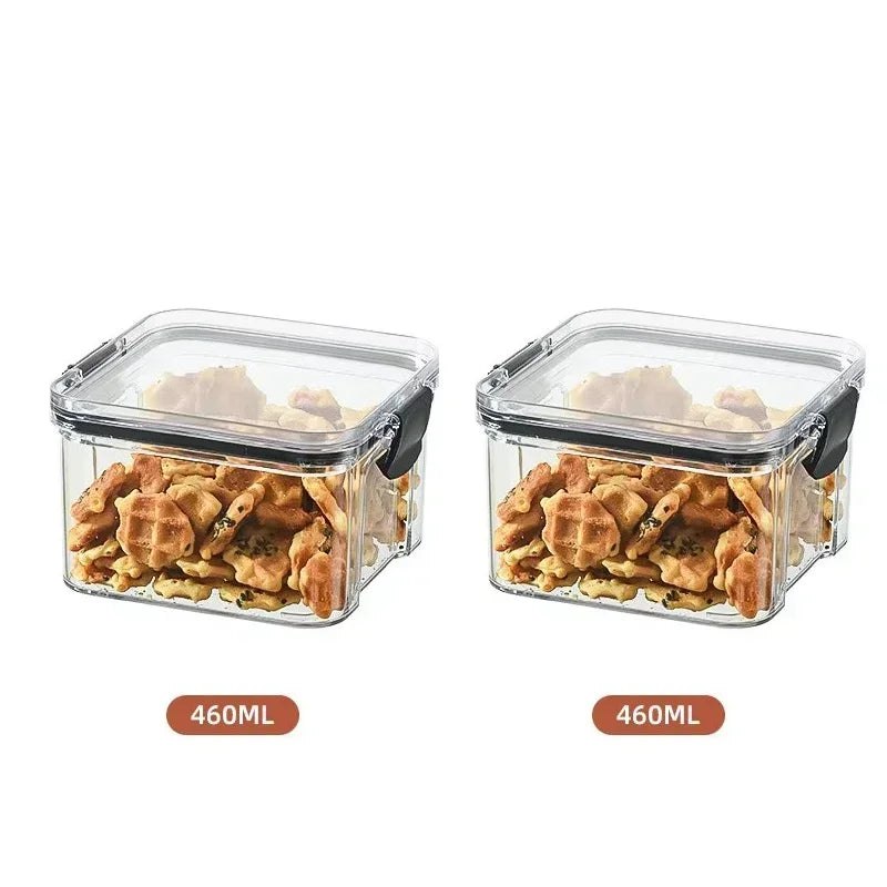 Conjuntos de potes selados empilháveis para cozinha 460-1800ml