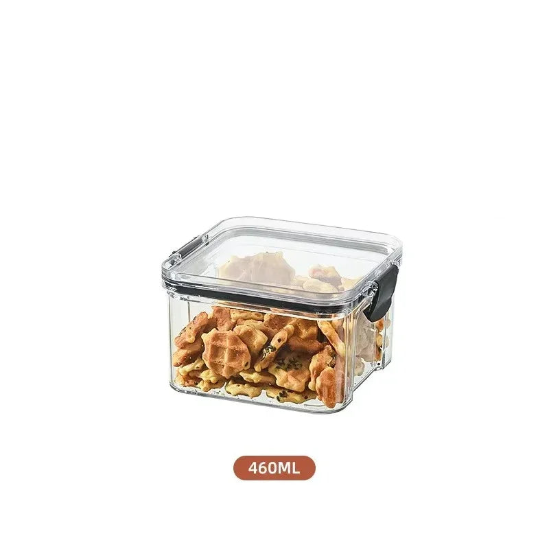 Conjuntos de potes selados empilháveis para cozinha 460-1800ml