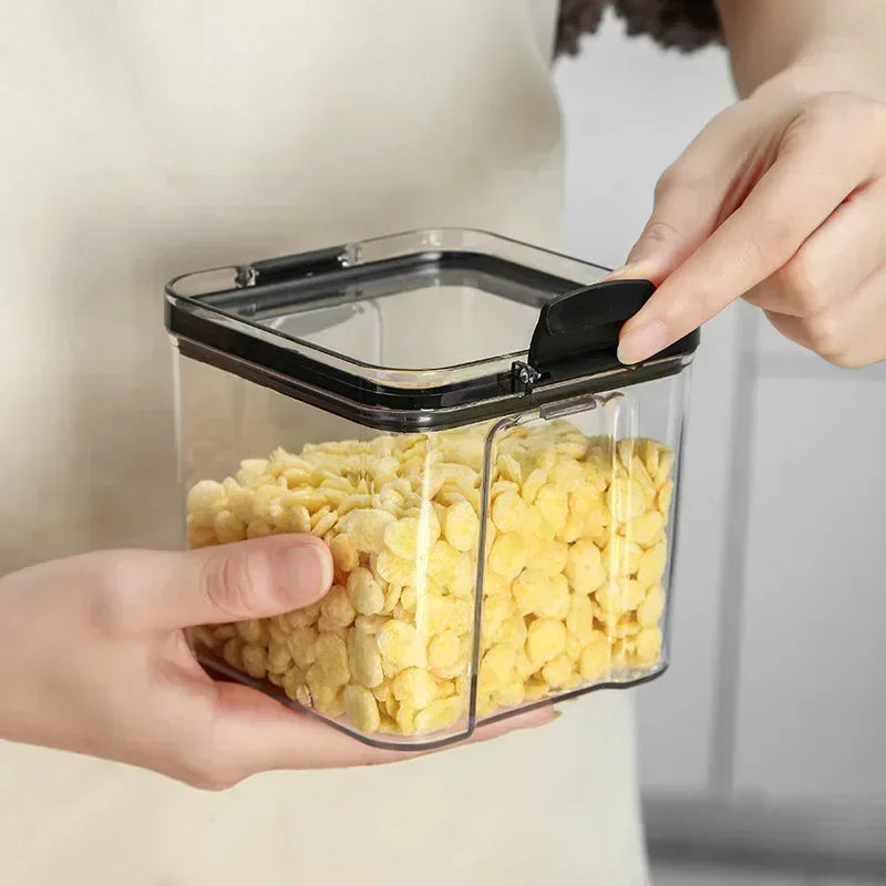 Conjuntos de potes selados empilháveis para cozinha 460-1800ml