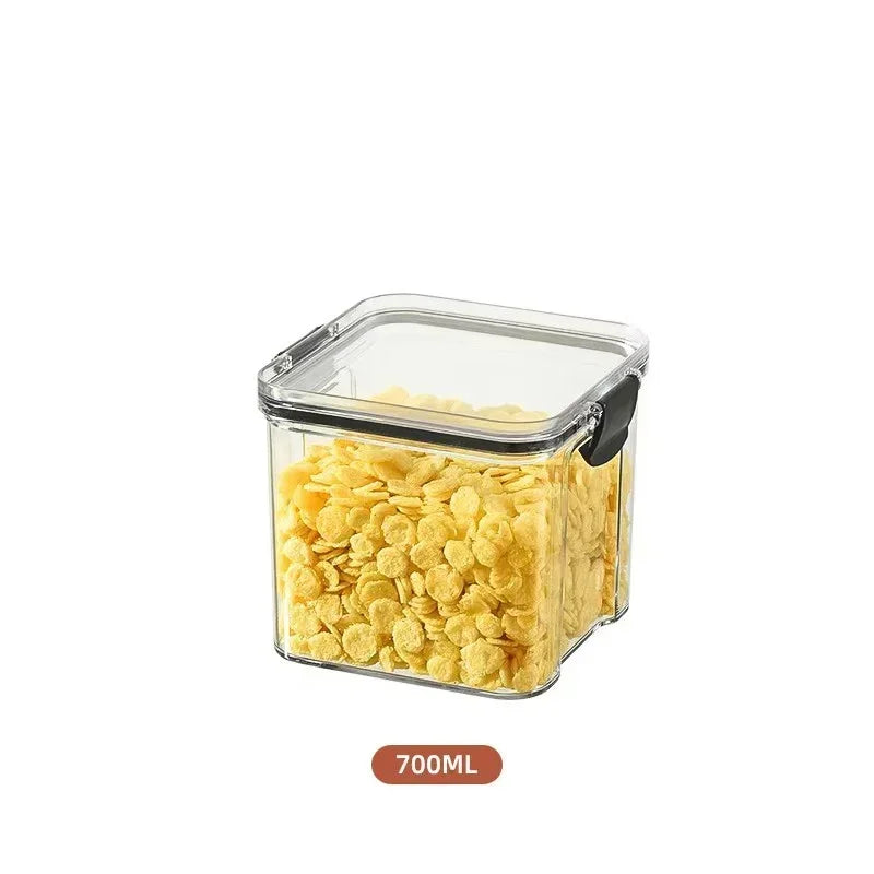 Conjuntos de potes selados empilháveis para cozinha 460-1800ml