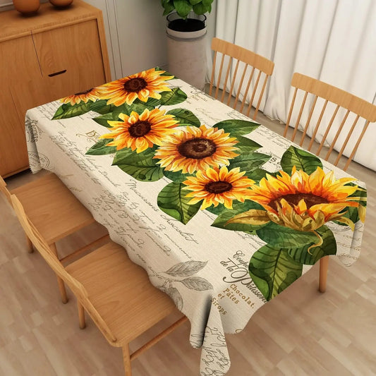 Toalhas de mesa retangulares estampadas