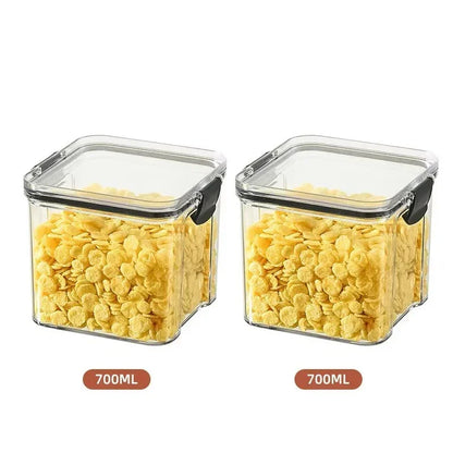 Conjuntos de potes selados empilháveis para cozinha 460-1800ml